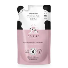 Refil Creme Hidratante Corporal Deleite Cuide-se Bem Boticario 350ml
