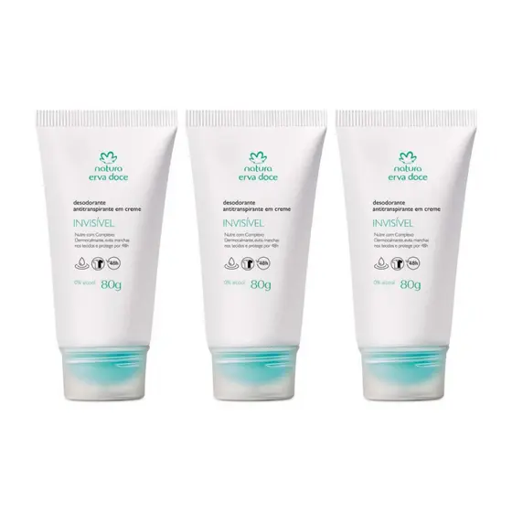 Desodorante em Creme Natura Tododia Erva Doce 80g