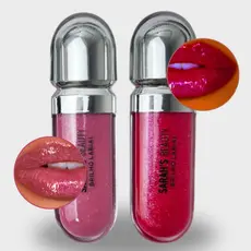 Kit 2 Gloss Labial Sarah's Beauty: brilho intenso e hidratação para lábios deslumbrantes Envio  - S6131