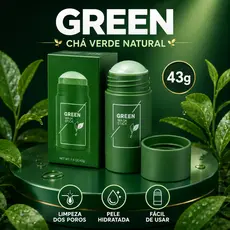NOVO Máscara Chá Verde Remover de Cravos Anti-Acne Hidratante Beleza Pele Facial Clean Face Clareador Mask Stick FEBELLA