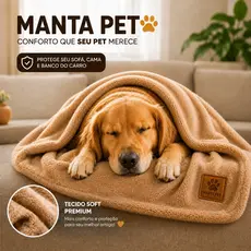 Manta Pet - cobertor soft Ideal para cachorro, Cães e Gatos -macio e Felpudo - Cores lisas Variadas