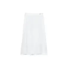 Saia Feminina Acetinada Marialícia Branco