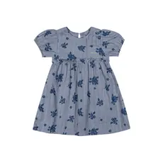 Vestido Bebê Menina Curto Texturizado Colorittá Azul