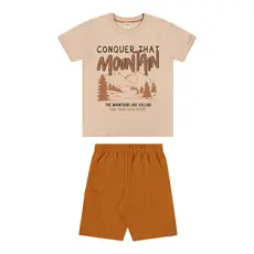 Conjunto Infantil Menino Mountain Elian Bege