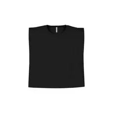 Regata Feminina Muscle Tee Texturizada Marialícia Preto