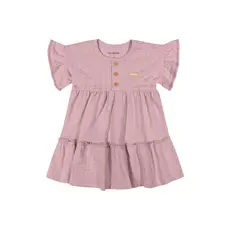 Vestido Bebê Menina Texturizado Colorittá Rosa