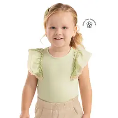 Blusa Infantil Menina Malha Linho Colorittá Verde