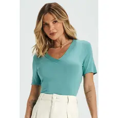 Blusa Feminina Malha Tricô de Viscose Marialícia Verde