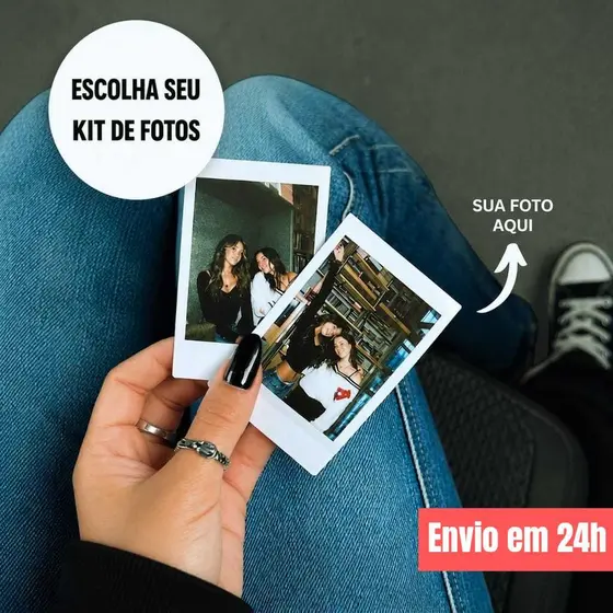 Mini Fotos Revelação Profissional HD 5x7cm Para Capinha de Celular Kit 3 5 10 20 30 Fotos Presente Envio Rápido