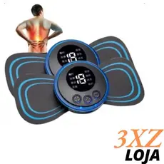 MINI Massageador Elétrico Portátil Cervical EMS Alivia Dores Corpo Pescoço