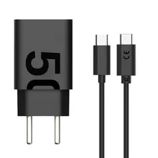 Carregador Turbo 50w Tipo C Para Tipo C