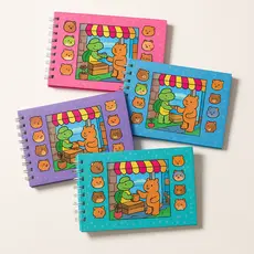 Livro de Colorir Infantil Ursinho Bob e Adulto - Criatividade e Diversão