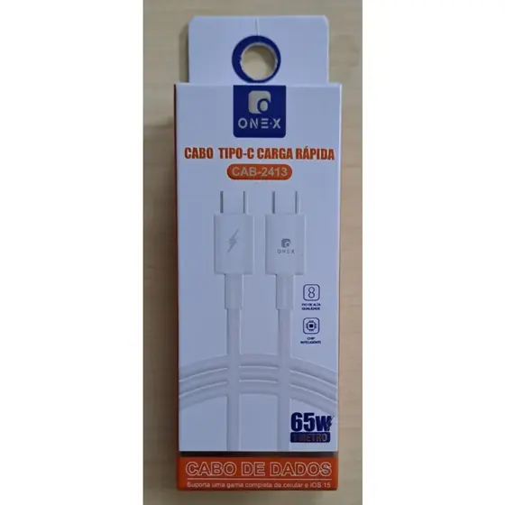 Cabo USBC de 65w (1 metro) USB C para C Tipo USB PD 3.0 Cabo de Carregamento Rápido USB-C 5A Cabo USBC Tipo C