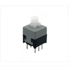 Chave Táctil Push Button 8.5x8.5 Com Trava – 6 Pinos