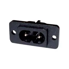5x Tomada de Força Bipolar Macho AC-004 Para Painel 10A 250V