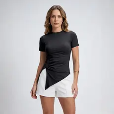 Blusinha Feminina Básica Suplex Blusa Feminina Elegante Estilosa t shirt feminina dia a dia Top