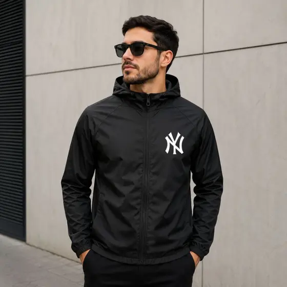 Jaqueta Masculina Corta Vento Impermeável New York Ny