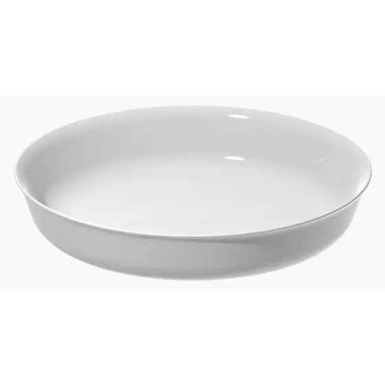 Assadeira Redonda Opaline Vidro Temperado 2L Forno Micro-ondas Carnes Gratinados Receitas Marinex