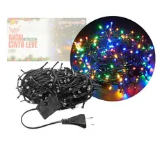Pisca Pisca de Natal 100 LED 6,5M Colorido Estilo Cordão 220V Altomex AL-5950