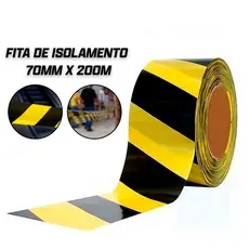 Fita Zebrada Sinalização Isolamento 200 Mts