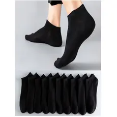 PACOTE COM 12 PARES DE MEIAS FEMININAS PRETA TAMANHO 35 AO 40