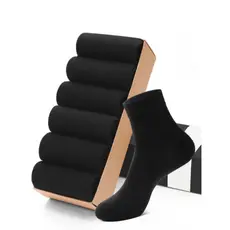 Kit 12 Pares Meias Masculina Sport Cano Medio preto 40ao46