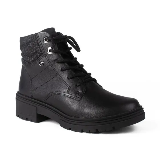 Bota Coturno Dakota Em Couro D0451