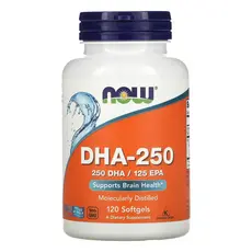 DHA-250 Now Foods òleo de Peixe 120 Softg Importado