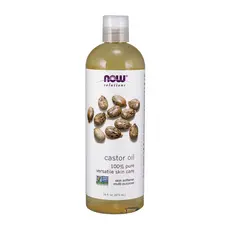 Óleo de Castor 473ml Now Foods Castor Oil 100% Puro