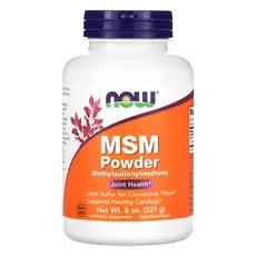 Msm em Pó Now Foods 227 g Importado