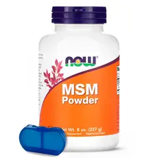 Msm em Pó Now Foods 227 g + Porta Cápsulas