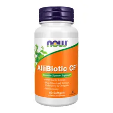 Alho Concentrado Now Foods 60 Softgels Allibiotic Bem-Estar