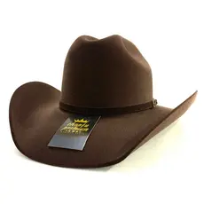 CHAPÉU COUNTRY MARROM CAFÉ NOVO COM PEQUENOS DEFEITOS DE FABRICAÇÃO - LEIA A DESCRIÇÃO