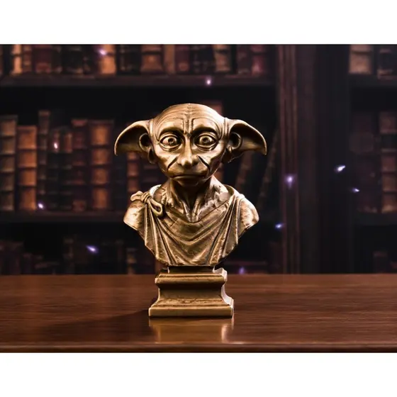 Estátua Busto Decorativa Personagem Dobby Harry Potter Cobre - Decoração geek
