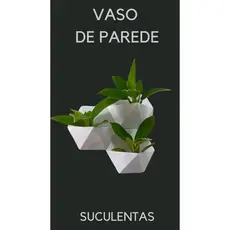 Vasos de Suculentas e Cactos de Parede - Decoração Moderna e Minimalista para Seu Ambiente
