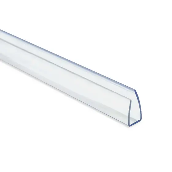 Perfil U Policarbonato 4mm E 6mm Acabamento Cristal 6 Metros