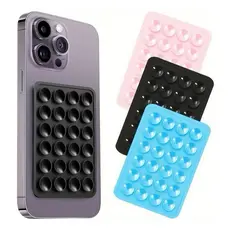 Suporte Celular Ventosa Silicone Dupla Face Antiderrapante Universal Multifuncional Reutilizável