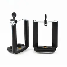 Suporte Ajustável Para Celular Clip U Rosca 1/4 Para Tripé E Bastão Selfie
