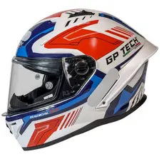 Capacete Fechado Gp Tech Pilot Stream Branco/azul