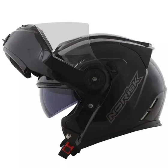 Capacete Norisk FF345 Route Monocolor Preto Fosco