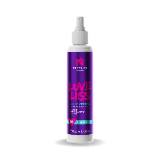 Finalizador Capilar Love Liss alinhamento Tree Liss 2 tam