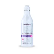 Tratamento Alisante Vinhoterapia reduz volume Treelis 500ml