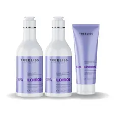 Kit Spa Dos Loiros Antiborrachamento Hair Care Treeliss