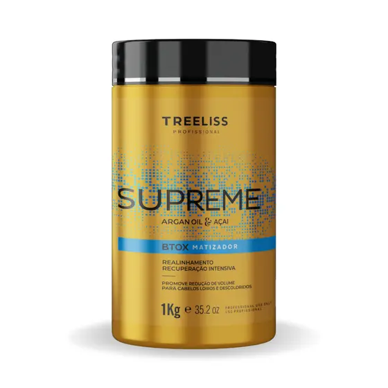 Alisamento Tratamento Btox Matizador Supreme  Treeliss Profissional