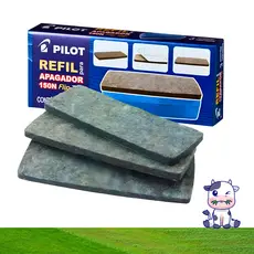 Refil Para Apagador De Quadro Branco FlipTop 150N Pilot c/3 Unidades