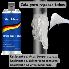 Cola para metal Cola De Reparo Industrial Soldagem A Frio Resistente Ao Calor Pasta De Metal Adesivo de Reparo Metálico