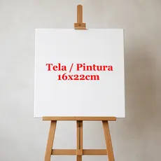 Tela para Pintura 16x22cm - 1 Unidade - Arte - Diversão - Criatividade Infantil - Hobby - Pintura