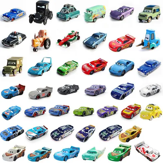 Mcqueen relâmpago carro Mater Jackon Torm Ramirez 1:55 Diecat carro l brinquedo