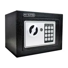 Cofre Eletrônico Digital Chave Senha Travas 13.5mm 3kg Novo