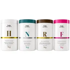 Kit Cronograma Capilar Toda Maravilhosa 1kg | 4 Máscaras Hidrata Nutre Reconstrói Repara